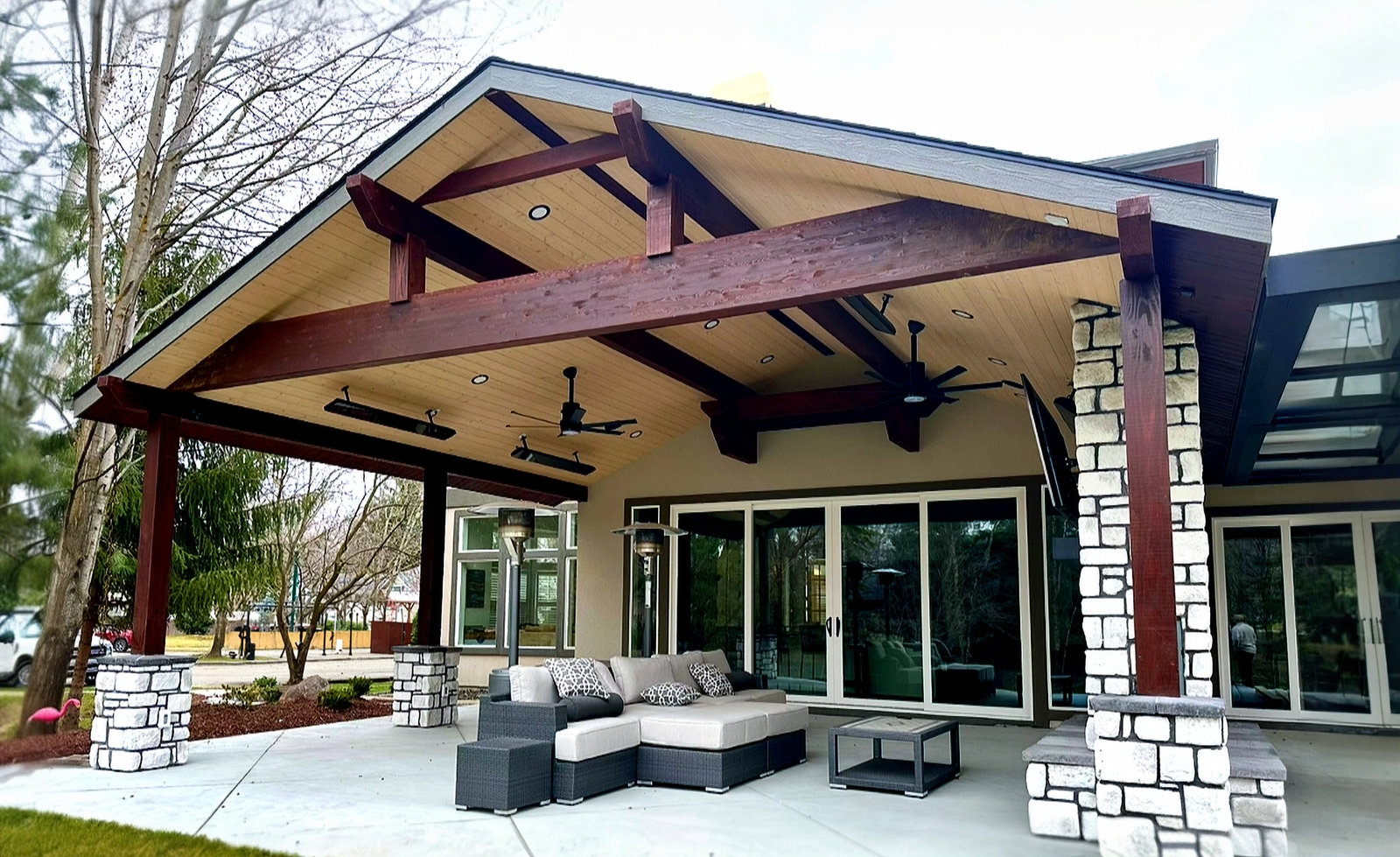 Patio covers / Pergolas in Garden City by Eagle Concrete and Landscape